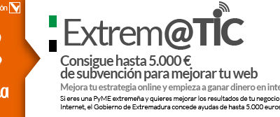 CHEQUES TIC Extrematic de hasta 5000€ en extremadura